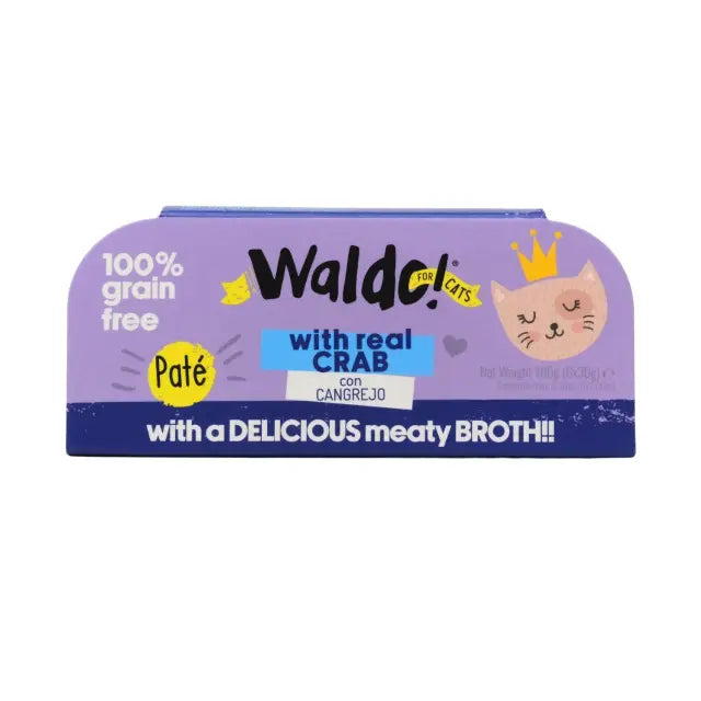 Waldo For Cats Tarrinas 6Pack Crab Waldo 30G