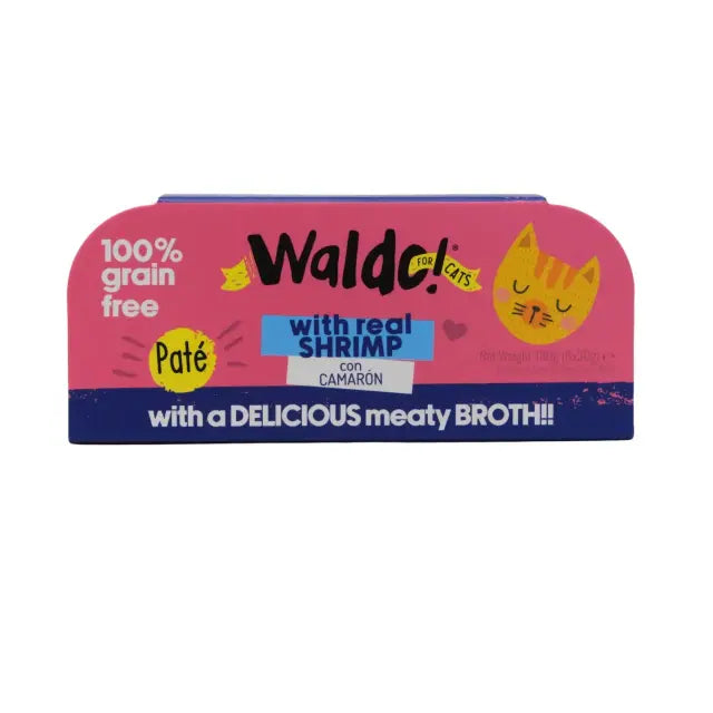 Waldo For Cats Tarrinas 6Pack Waldo Shrimp 30G