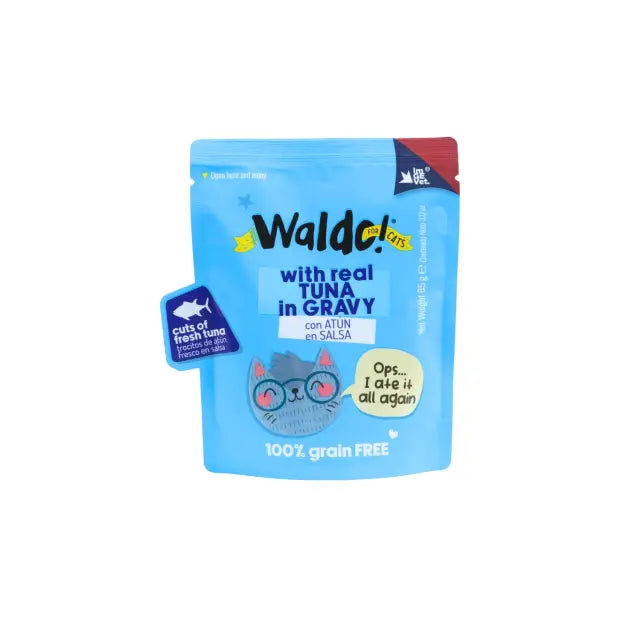 Waldo For Cats Pouch 85G 1 Und / Waldo Tuna Turkey