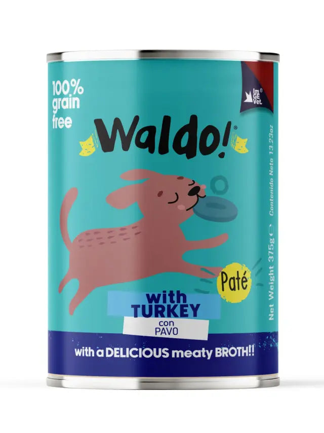 Waldo For Dogs Turkey Flavor 375 G
