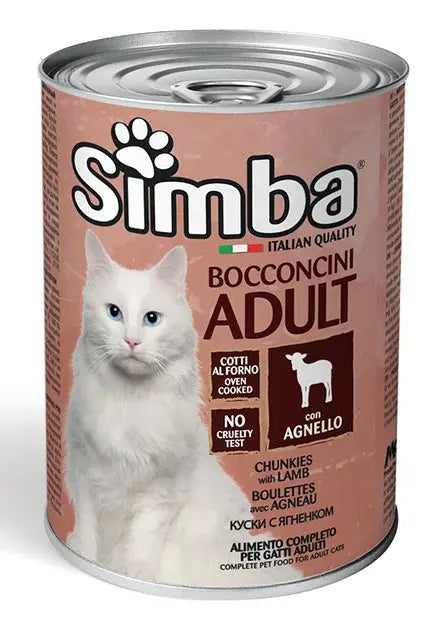Salvataje Simba Lata Gato Cordero Treat 415 G