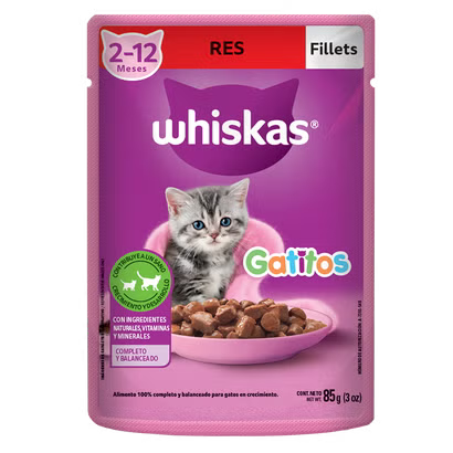 Whiskas Pouch Gatitos Res 85gr
