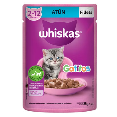 Whiskas Pouch Gatitos Atún 85gr