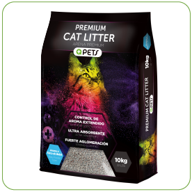 +QPets Arena Premium (10kg) Talco de Bebé