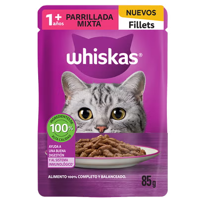 Whiskas Pouch Parrillada Mixta 85gr