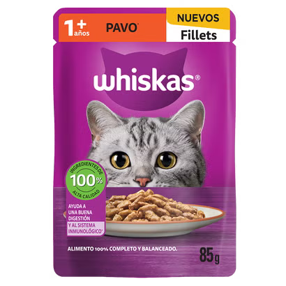 Whiskas Pouch Pavo 85gr