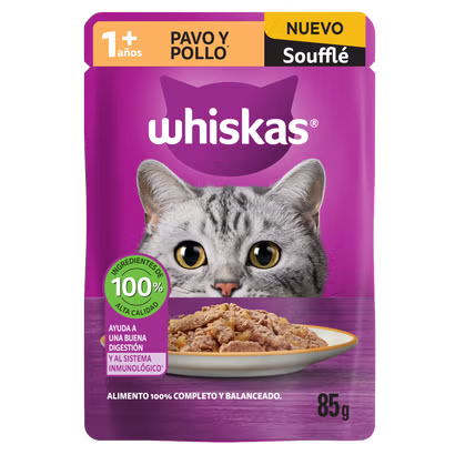Whiskas Soufflé Adulto Pollo y Pavo
