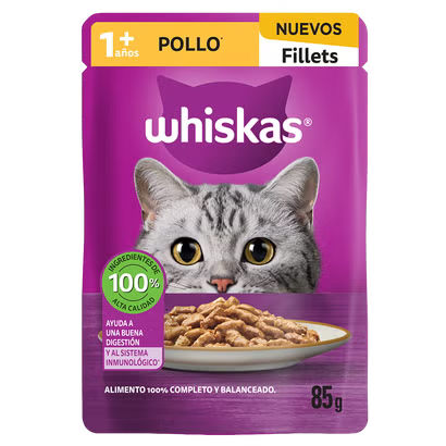 Whiskas Pouch Adulto Pollo 85gr