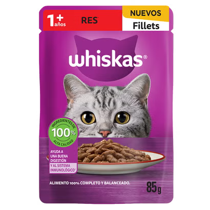 Whiskas Pouch Adulto Res 85gr