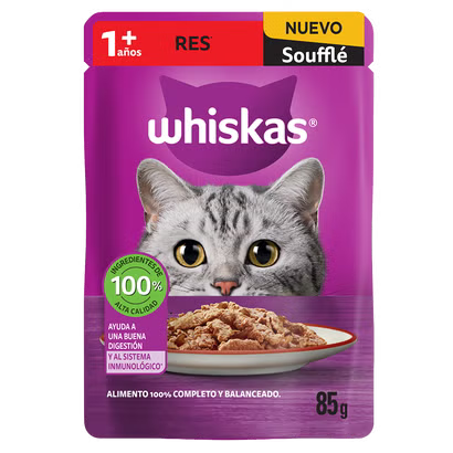 Whiskas Soufflé Adulto Res