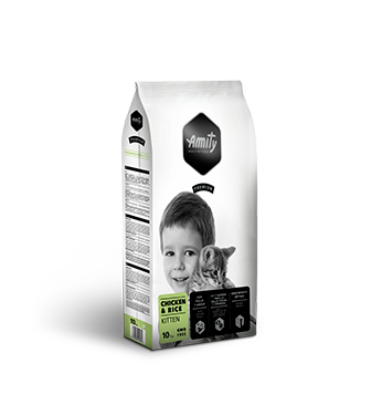 Amity Premium Kitten Chicken & Rice 600g