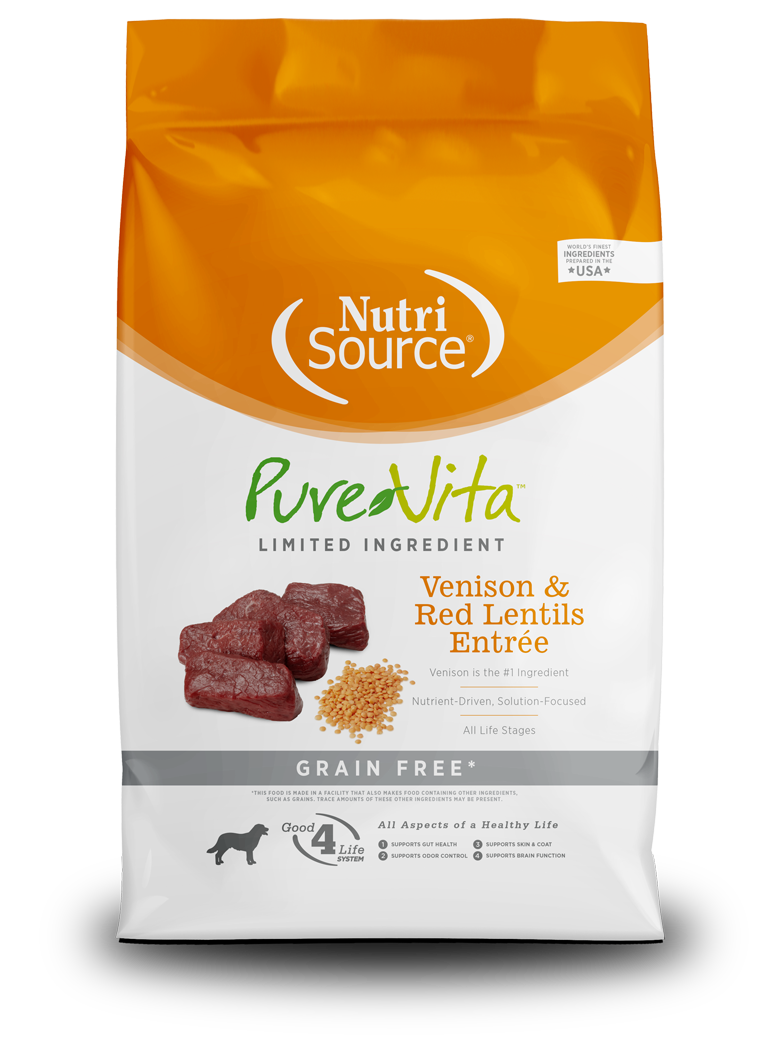 NutriSource Pure Vita Kangaroo and Green Lentils