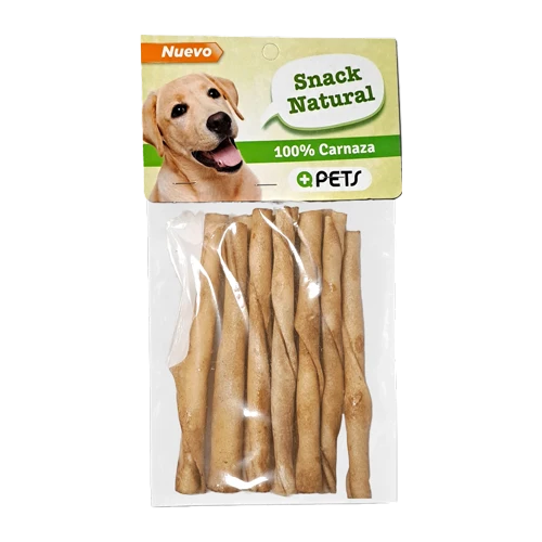 +QPets Twist 5" Carne 10 Uds