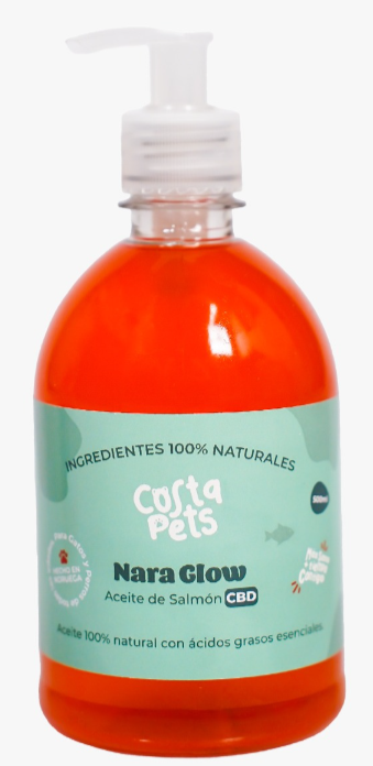 Costa Pets - Nara Glow Aceite de Salmon con CBD