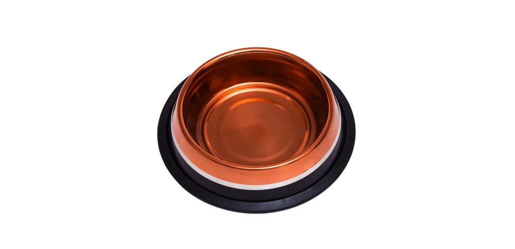 Plato Negro/Naranja 0.45L (16 Oz)