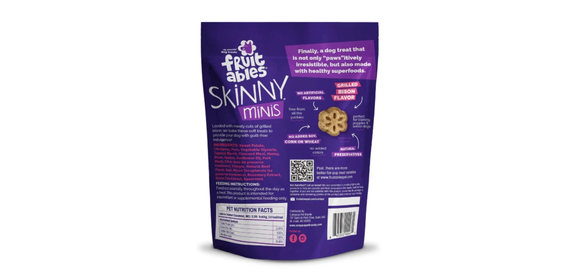 Fruitables Skinny Mini Bison 141g