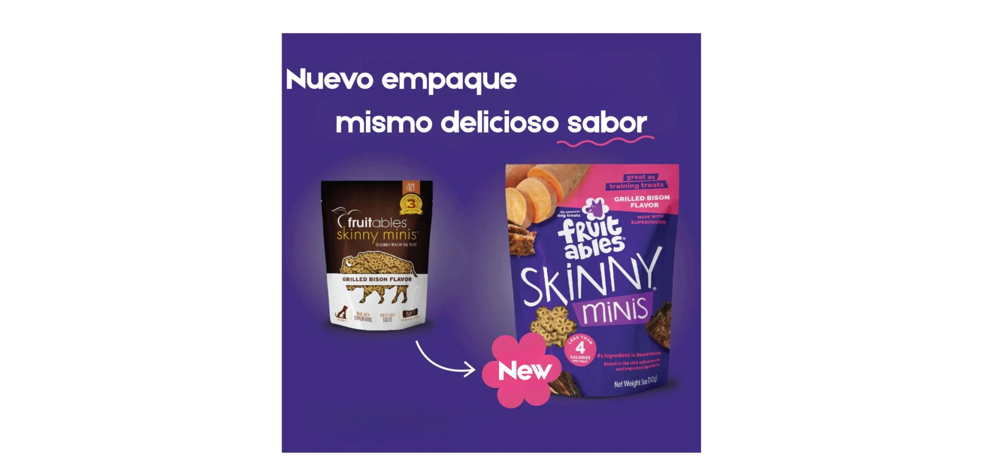 Fruitables Skinny Mini Bison 141g