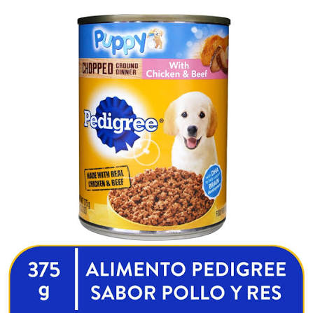 Pedigree Lata Puppy Chopped Chicken and Beef 375gr