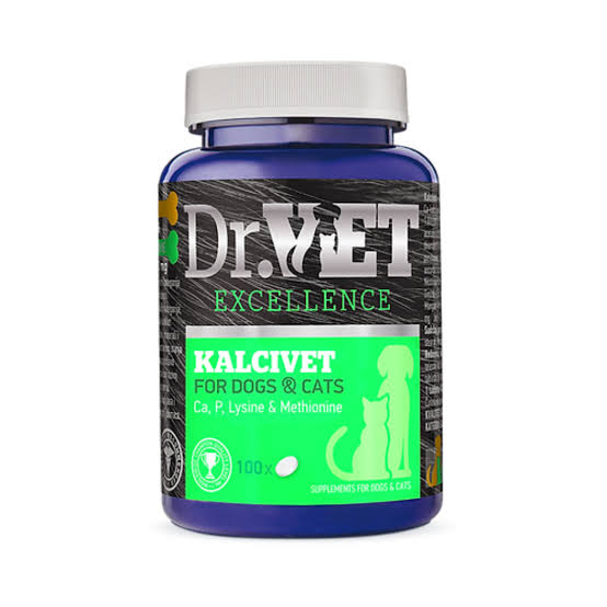 Dr.Vet Kalcivet 100 Tabletas 100gr