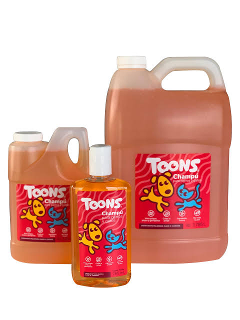 Toons Champú Antipulgas para Perros y Gatos Litro