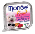 Monge Fruit Paté Pollo con Frambuesas 100g