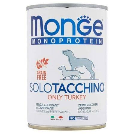 Monge Solo Pavo Perro 400g