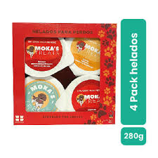 Moka's Treats Helado para Perros 4 Pack (Banano o Surtido)