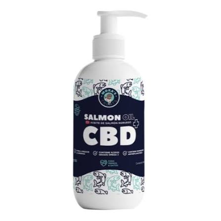 Moka's Treats Aceite de Salmón Noruego + CBD 236ml