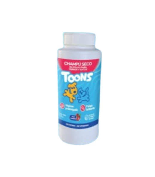 Toons Shampoo Baño Seco Antipulgas 125gr