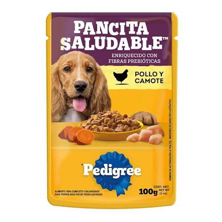 Pedigree Pouch Pancita Saludable Pollo y Camote 100gr