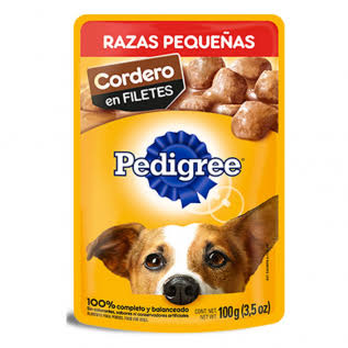 Pedigree Pouch Raza Peq Cordero 100gr