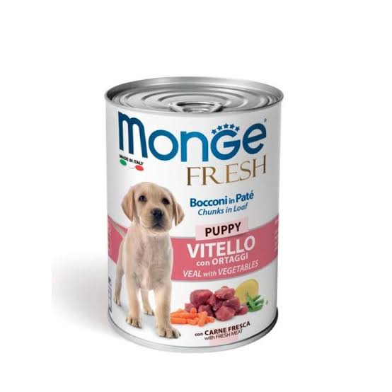 Monge Fresh Puppy Ternera con Verduras 400g