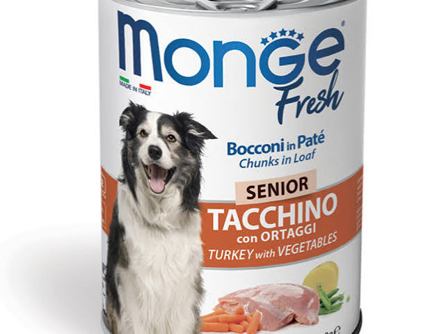 Monge Fresh Senior Pavo con Verduras 400g