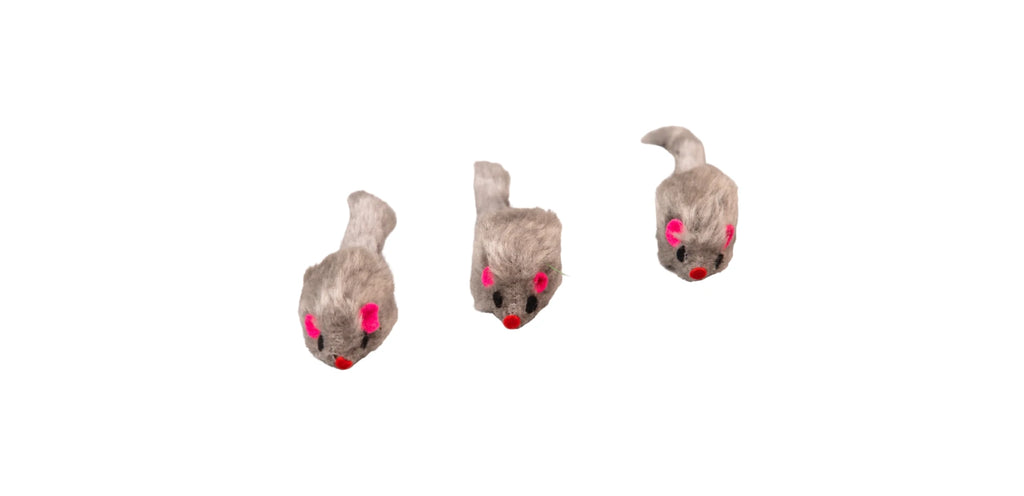 Ratones con Catnip 3 uds