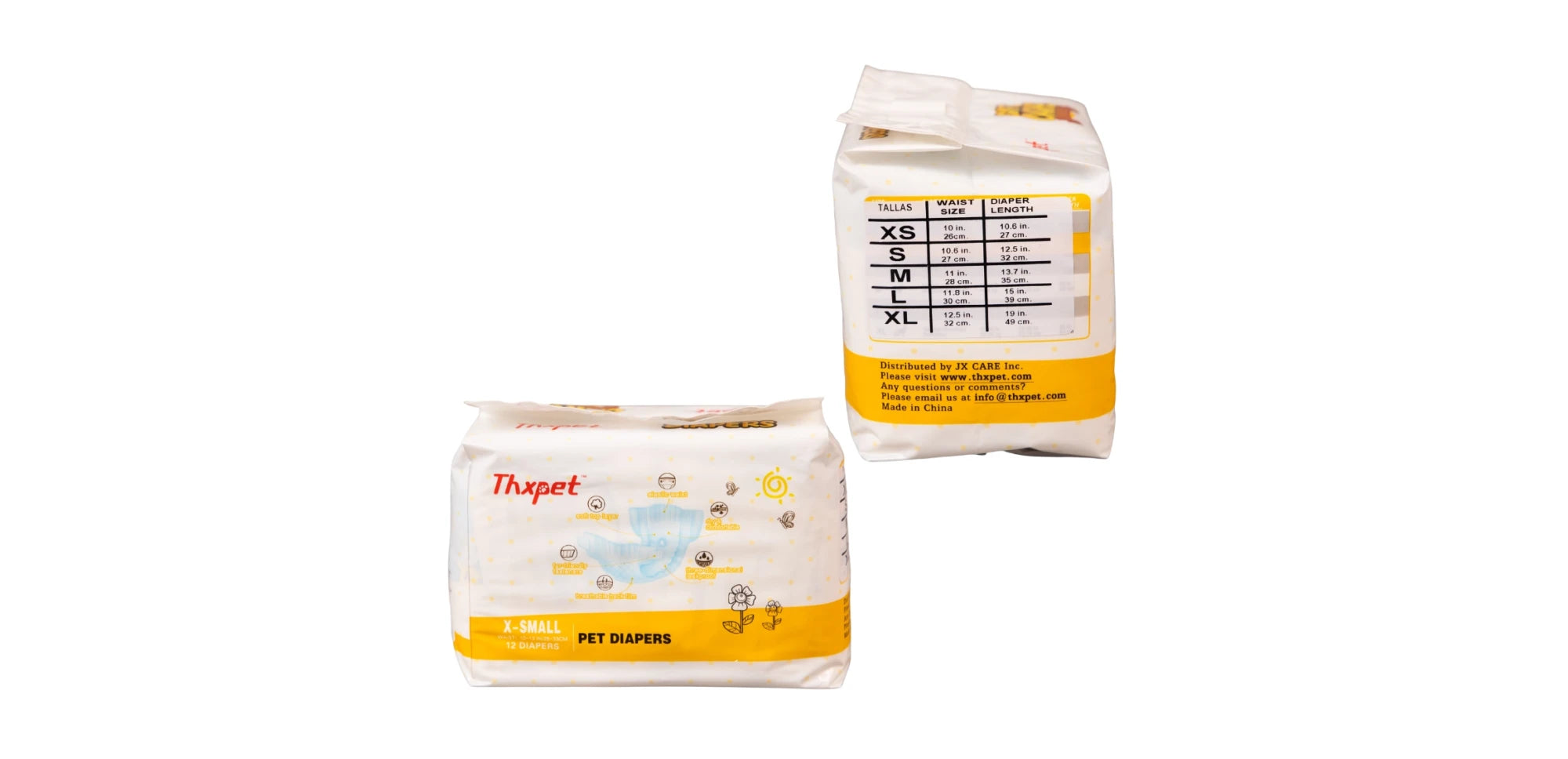 Diapers Thxpet XS