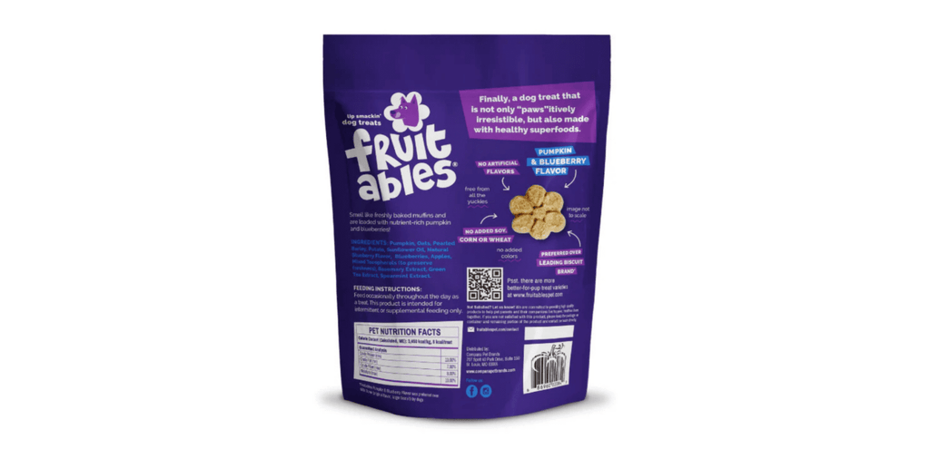 Fruitables Pumpkin & Blueberry 198g