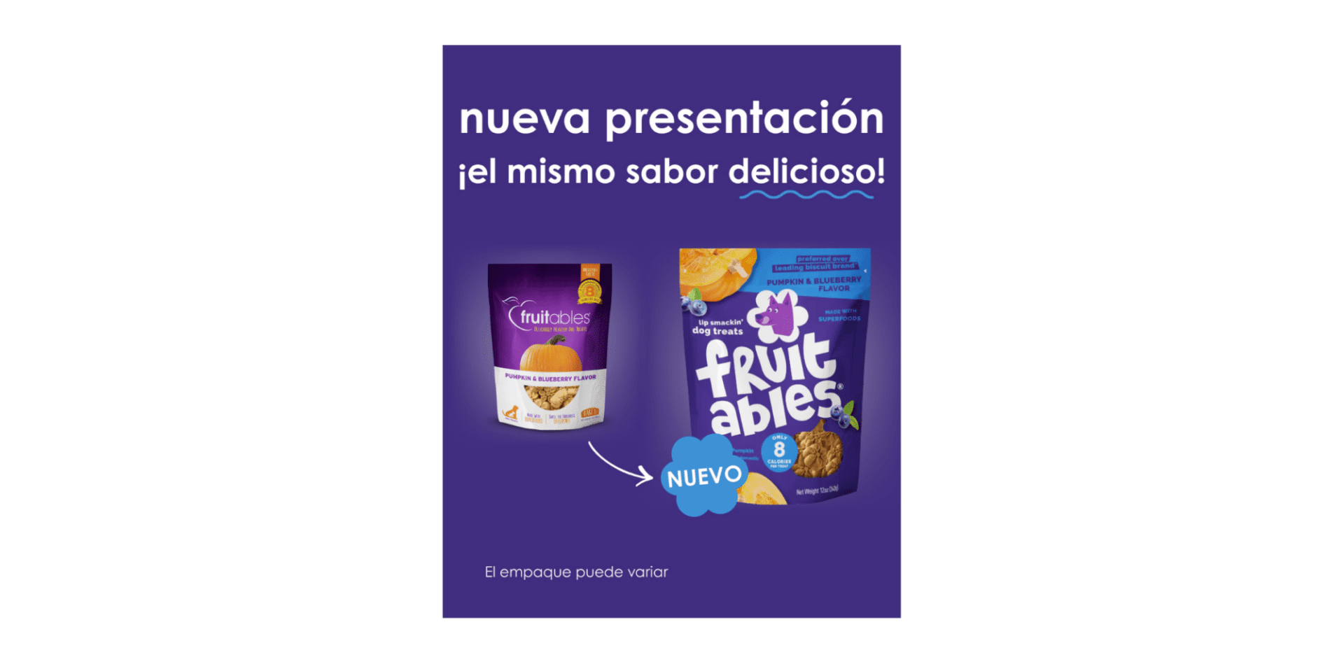 Fruitables Pumpkin & Blueberry 198g