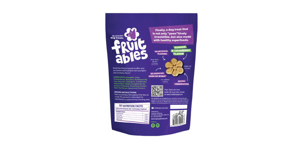 Fruitables Pumpkin & Cranberry 198g