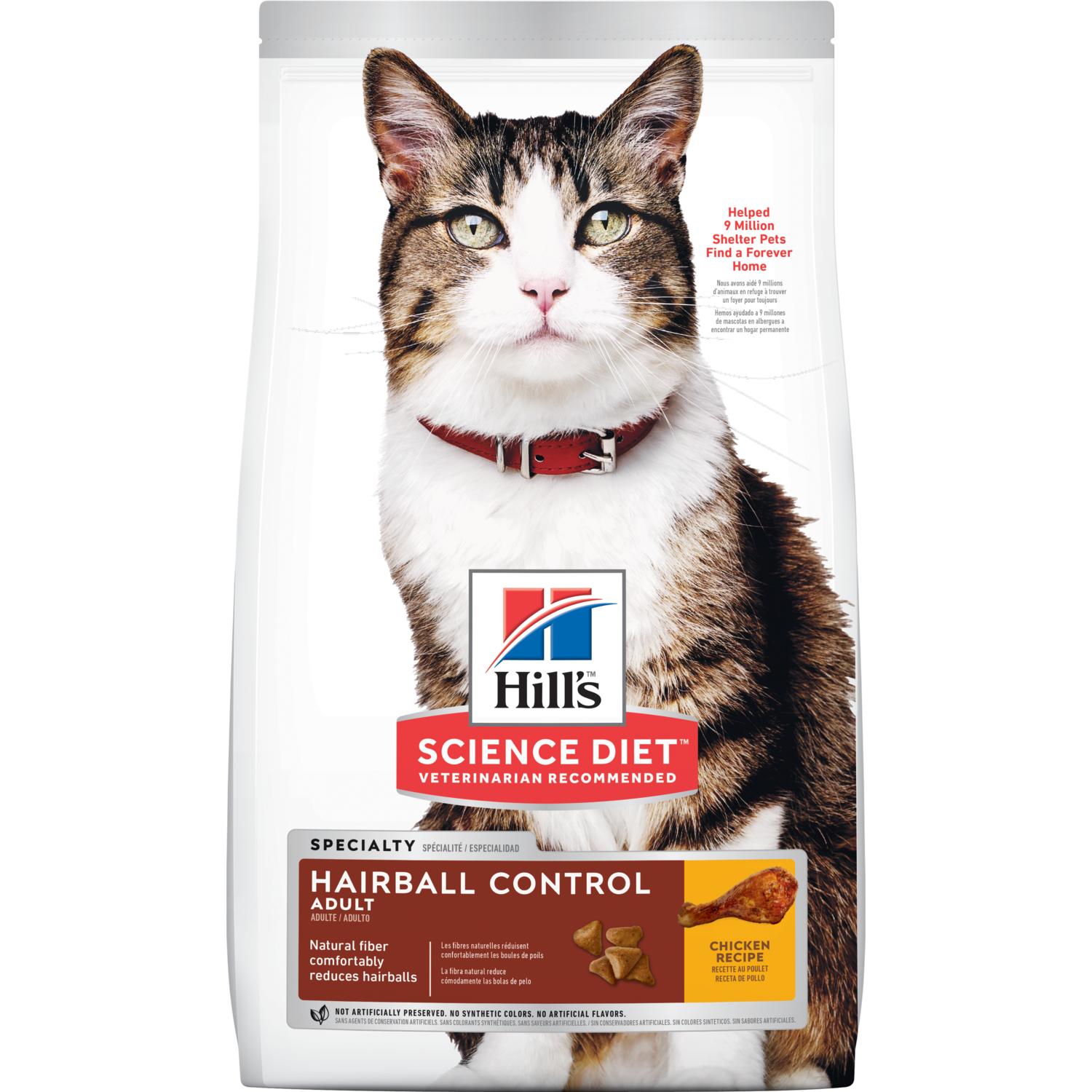 Hills Feline Adult Hairball para gatos de 1-6 años