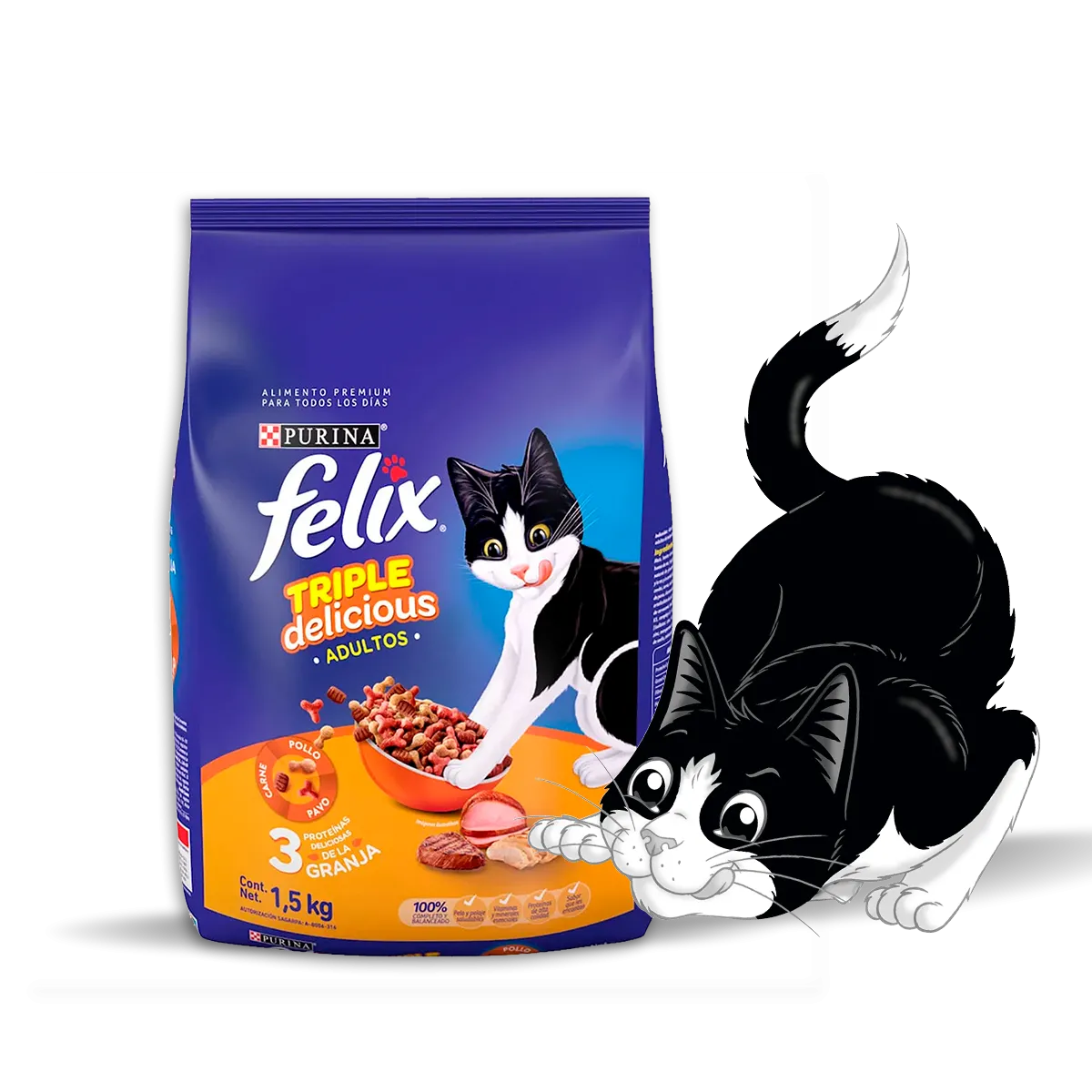 Felix Adulto Triple Delicious Granja